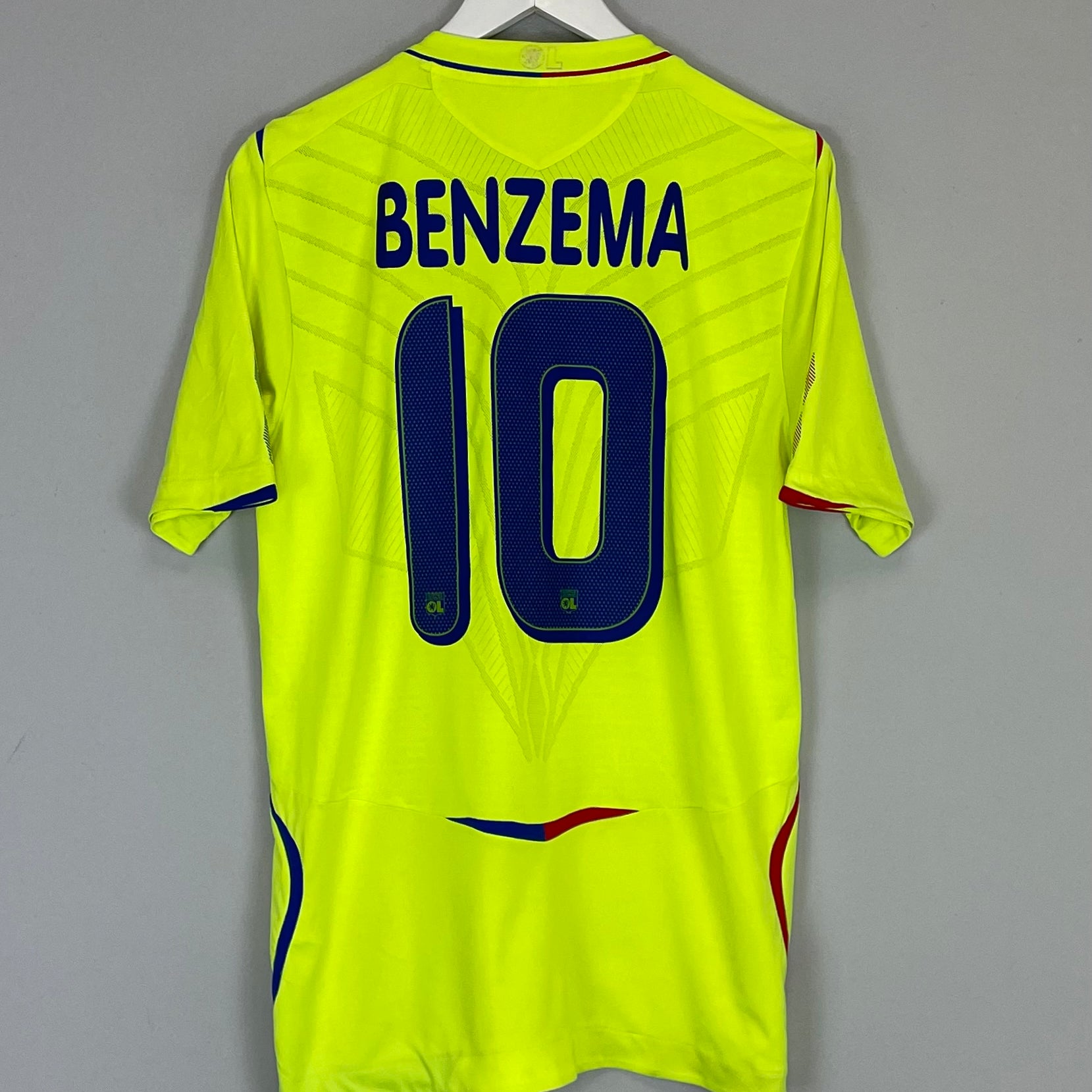 Shop 2008/09 LYON BENZEMA #10 THIRD SHIRT (M) ADIDAS, classic football shirts, vintage football shirts & retro soccer jerseys at Cult Kits