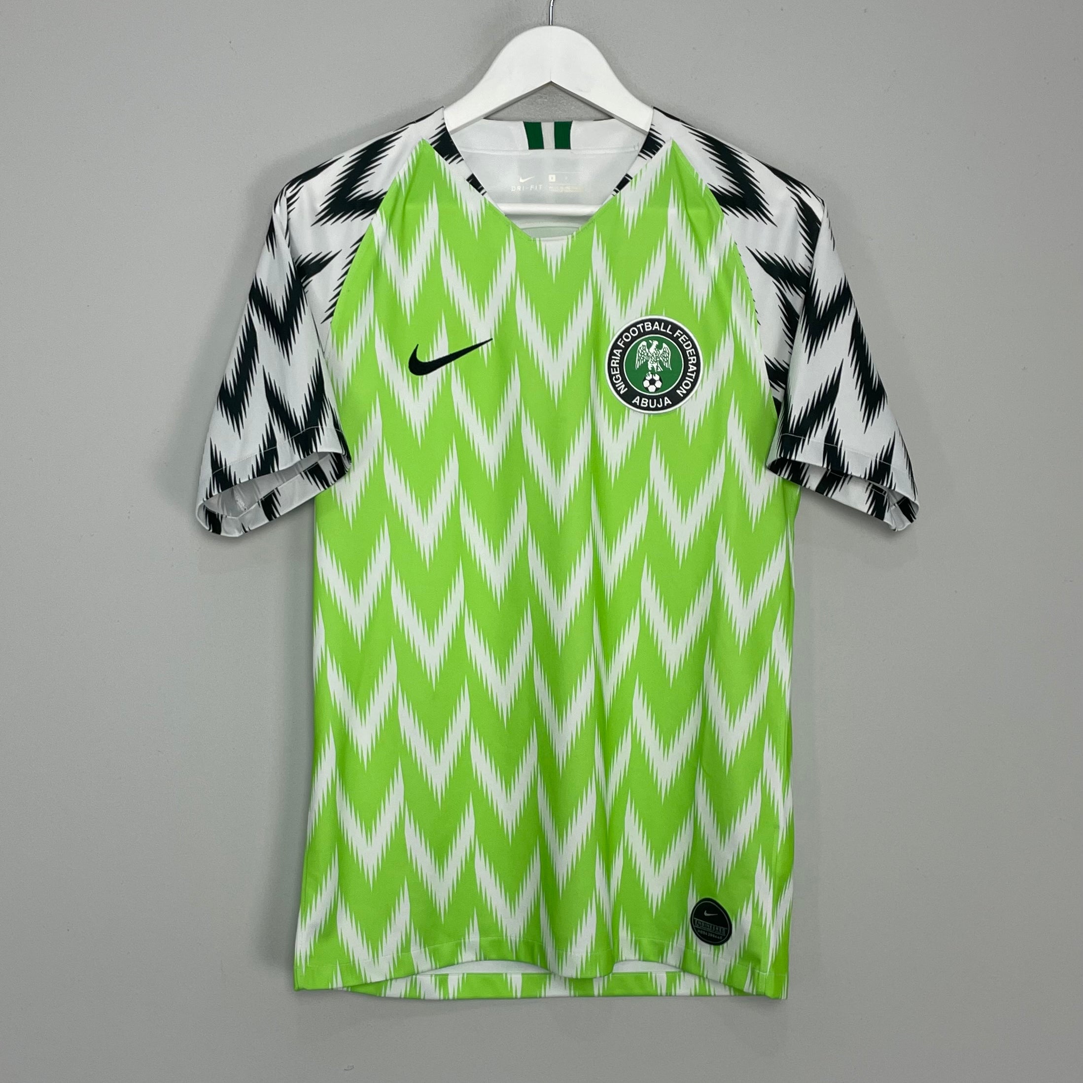 Shop 2018/19 NIGERIA HOME SHIRT (S) NIKE, classic football shirts, vintage football shirts & retro soccer jerseys at Cult Kits