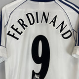 Shop 1999/01 TOTTENHAM FERDINAND #9 HOME SHIRT (S) ADIDAS, classic football shirts, vintage football shirts & retro soccer jerseys at Cult Kits