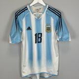 2004/05 ARGENTINA MESSI #18 HOME SHIRT (S) ADIDAS