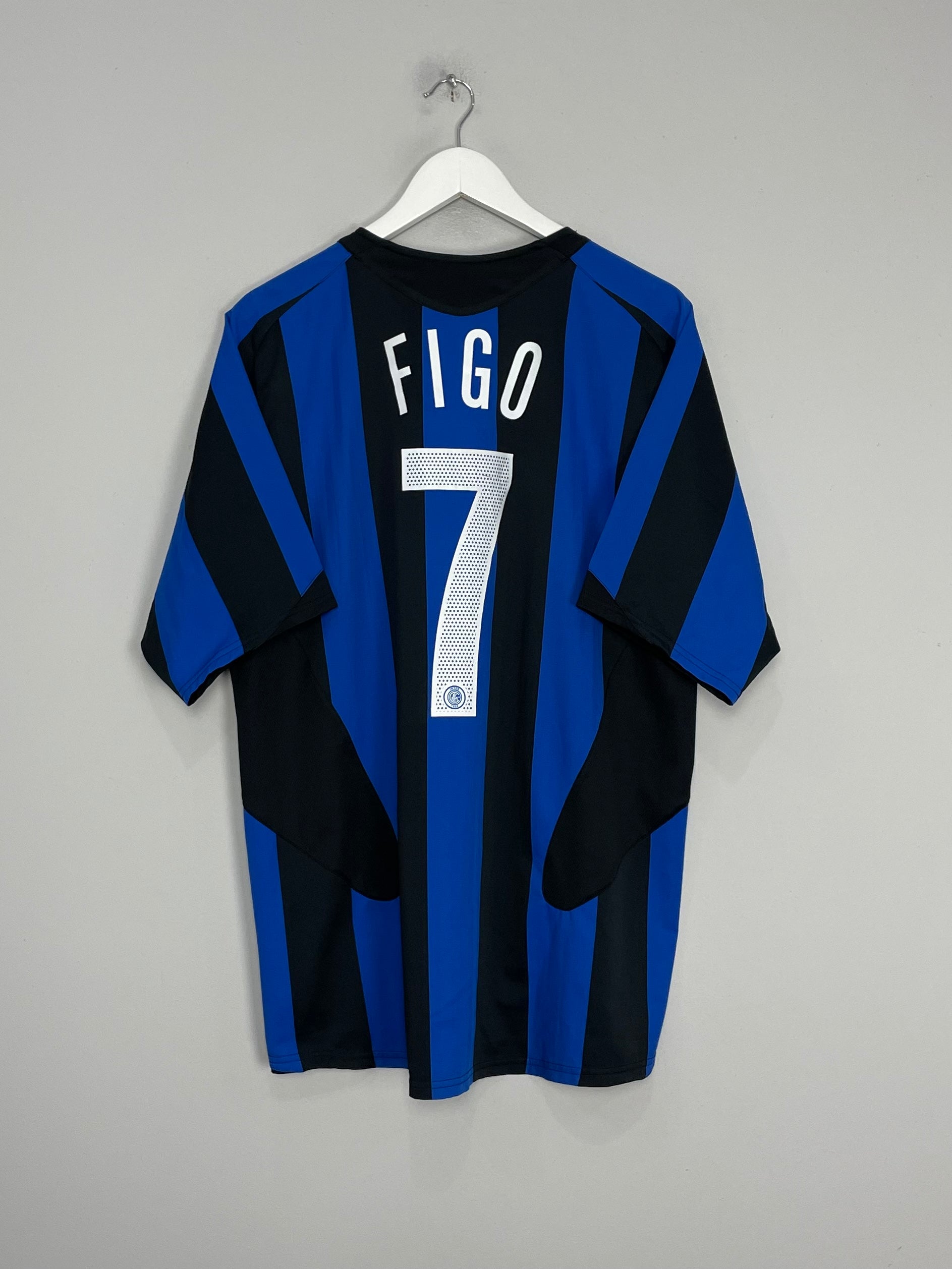 2005/06 INTER MILAN FIGO #7 HOME SHIRT (L) NIKE