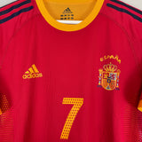 2002/04 SPAIN RAUL #7 *PLAYER ISSUE* HOME SHIRT (S) ADIDAS