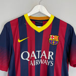 Shop 2013/14 BARCELONA MESSI #10 HOME SHIRT (S) NIKE, classic football shirts, vintage football shirts & retro soccer jerseys at Cult Kits