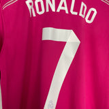 Shop 2014/15 REAL MADRID RONALDO #7 AWAY SHIRT (M) ADIDAS, classic football shirts, vintage football shirts & retro soccer jerseys at Cult Kits