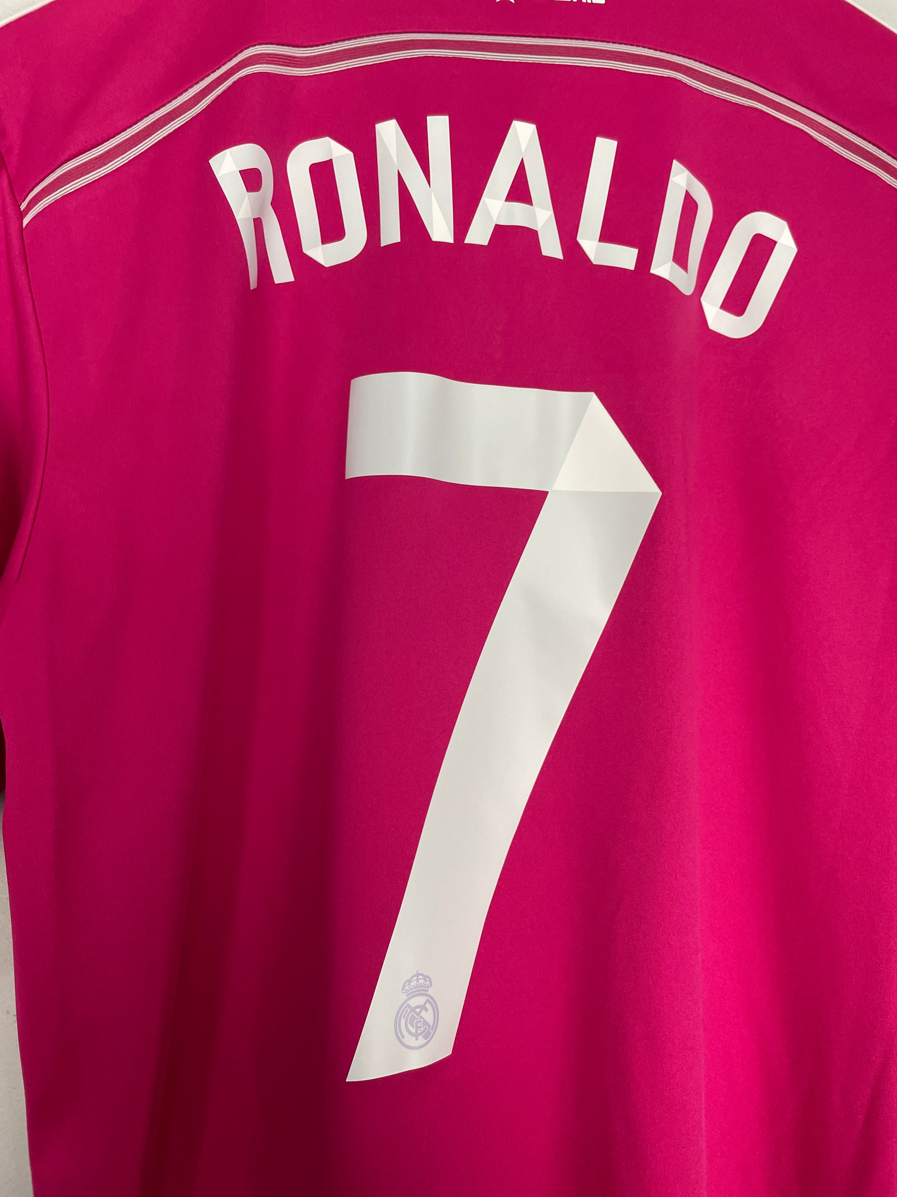 Shop 2014/15 REAL MADRID RONALDO #7 AWAY SHIRT (M) ADIDAS, classic football shirts, vintage football shirts & retro soccer jerseys at Cult Kits