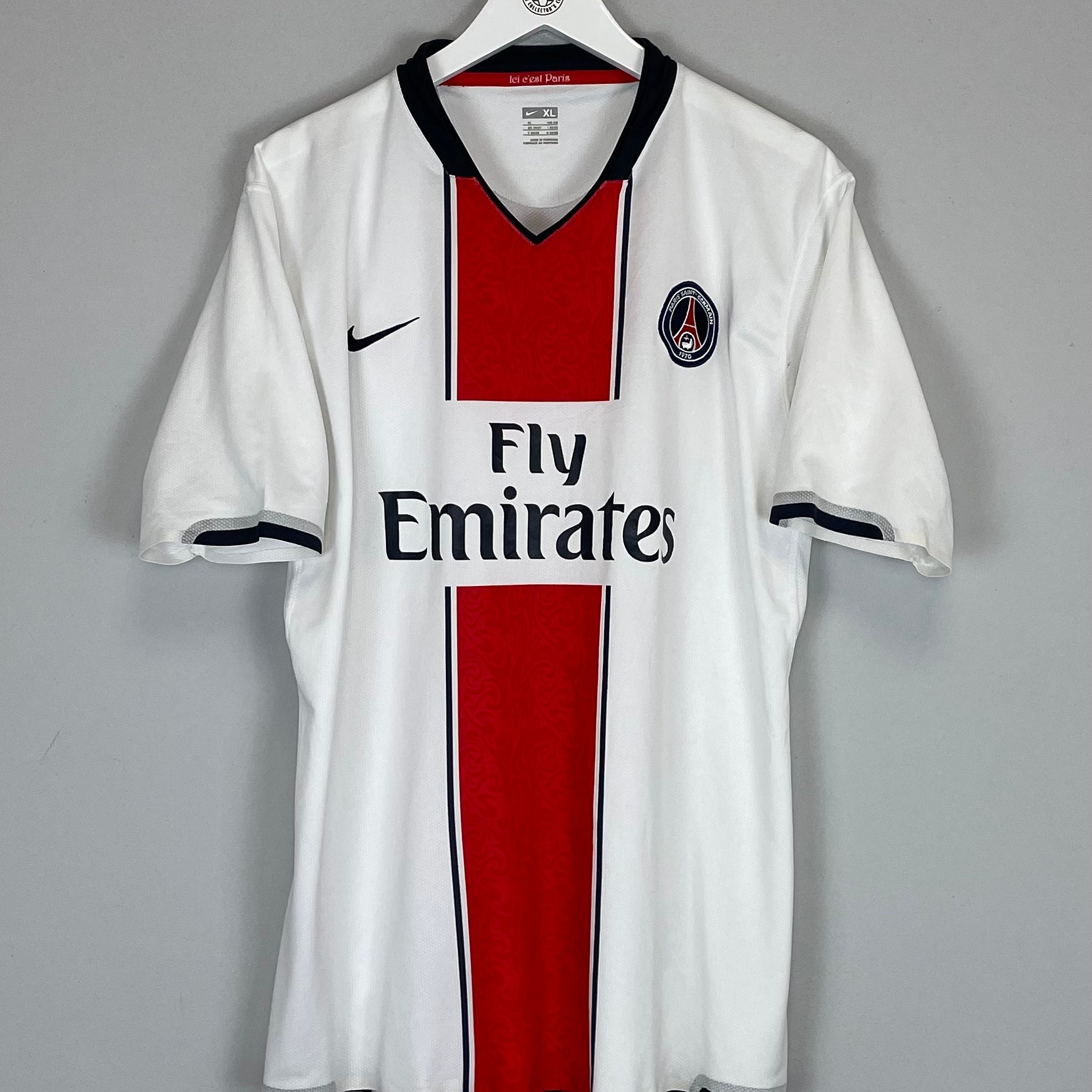 Shop 2007/08 PSG AWAY SHIRT (XL) NIKE, classic football shirts, vintage football shirts & retro soccer jerseys at Cult Kits