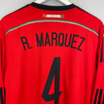 Shop 2014/15 MEXICO R.MARQUEZ #4 L/S AWAY SHIRT (L) ADIDAS, classic football shirts, vintage football shirts & retro soccer jerseys at Cult Kits