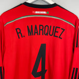 Shop 2014/15 MEXICO R.MARQUEZ #4 L/S AWAY SHIRT (L) ADIDAS, classic football shirts, vintage football shirts & retro soccer jerseys at Cult Kits