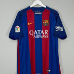Shop 2016/17 BARCELONA MESSI #10 HOME SHIRT (L) NIKE, classic football shirts, vintage football shirts & retro soccer jerseys at Cult Kits