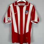 Shop 2003/04 ATLETICO MADRID F.TORRES #9 HOME SHIRT (M) NIKE, classic football shirts, vintage football shirts & retro soccer jerseys at Cult Kits