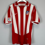 Shop 2003/04 ATLETICO MADRID F.TORRES #9 HOME SHIRT (M) NIKE, classic football shirts, vintage football shirts & retro soccer jerseys at Cult Kits