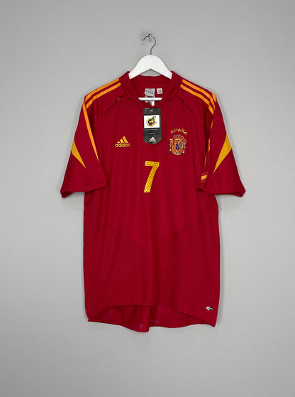2004/06 SPAIN RAUL #20 *BNWT* HOME SHIRT (L) ADIDAS