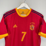 2002/04 SPAIN RAUL #7 *PLAYER ISSUE* HOME SHIRT (S) ADIDAS