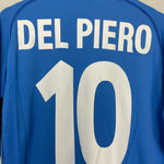Shop 2002 ITALY DEL PIERO #10 HOME SHIRT (XL) KAPPA, classic football shirts, vintage football shirts & retro soccer jerseys at Cult Kits