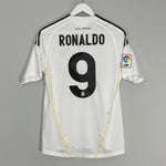 Shop 2009/10 REAL MADRID RONALDO #9 HOME SHIRT (S) ADIDAS, classic football shirts, vintage football shirts & retro soccer jerseys at Cult Kits