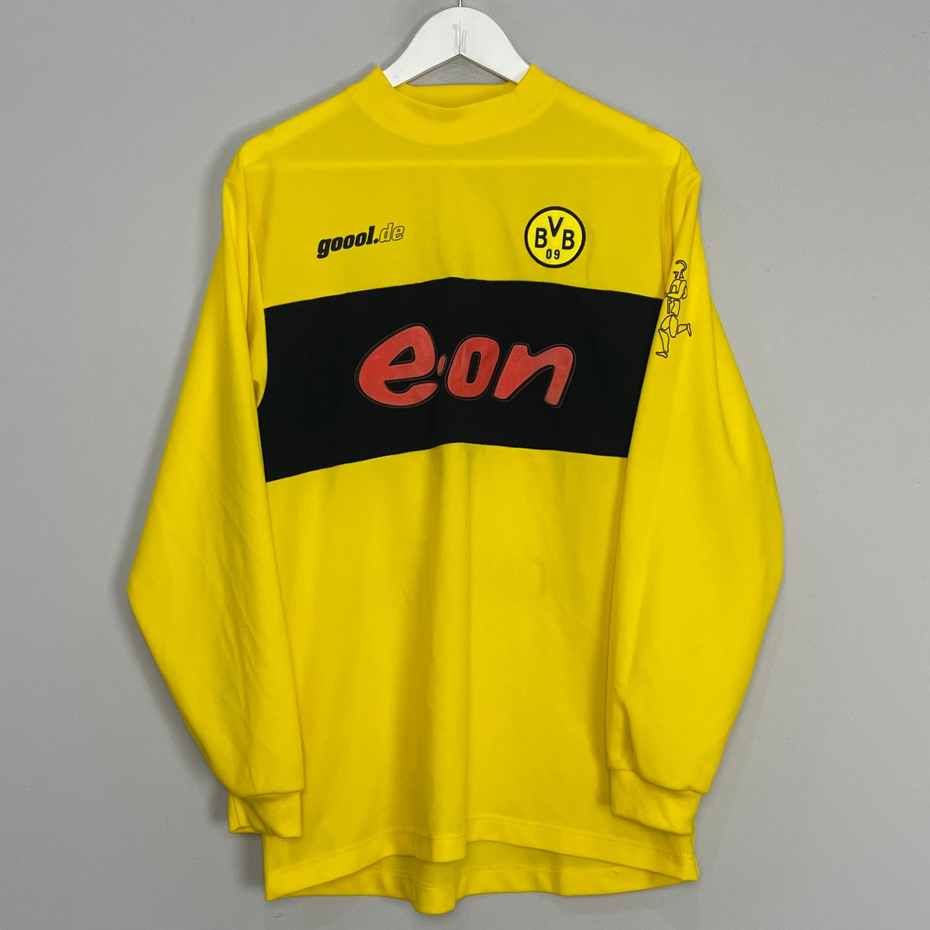 Shop 2002/03 DORTMUND L/S HOME SHIRT (M) GOOL, classic football shirts, vintage football shirts & retro soccer jerseys at Cult Kits