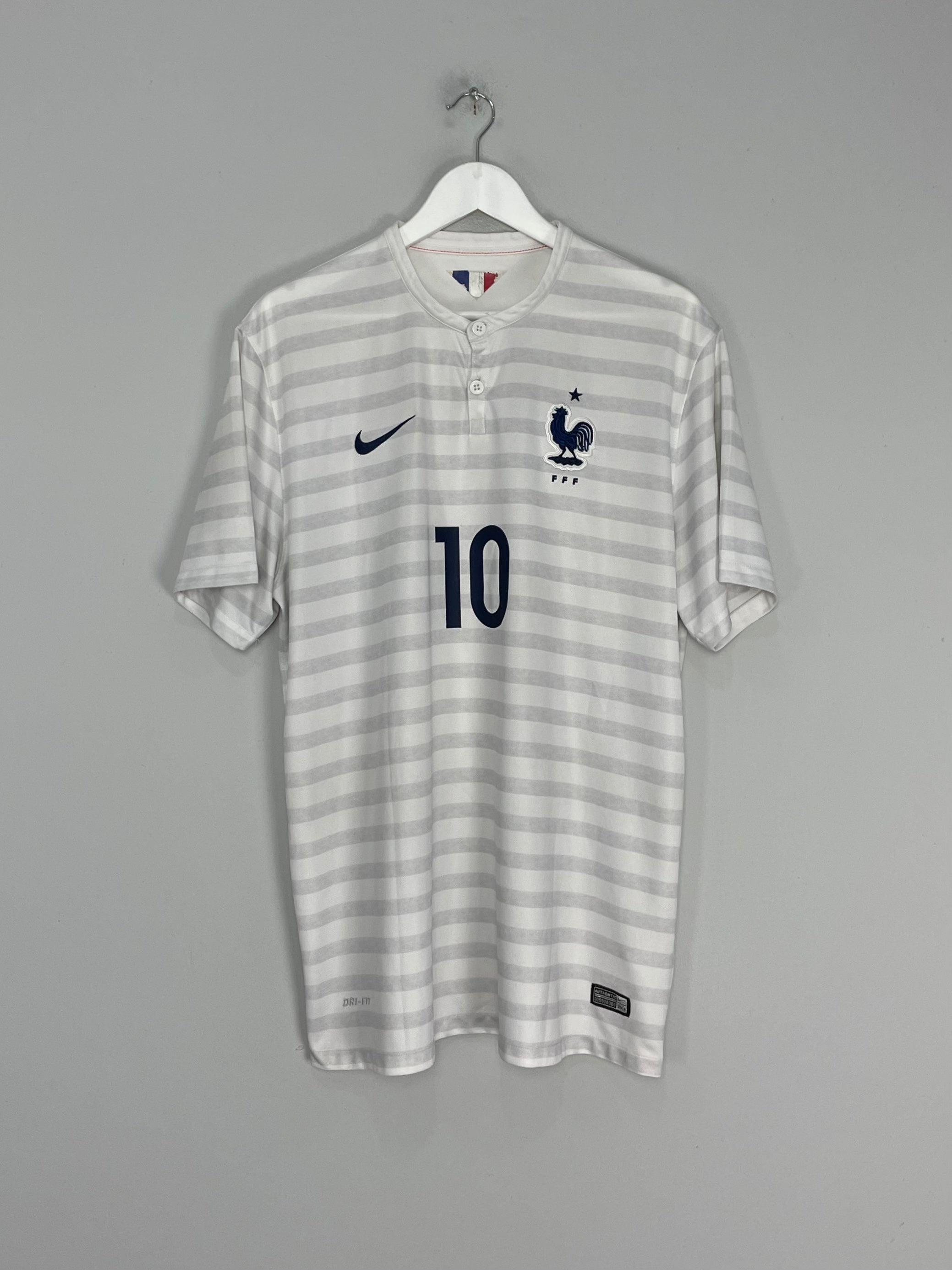 Shop 2014/15 FRANCE BENZEMA #9 AWAY SHIRT (XL) NIKE, classic football shirts, vintage football shirts & retro soccer jerseys at Cult Kits