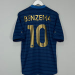 Shop 2012/13 FRANCE BENZEMA #9 HOME SHIRT (M) NIKE, classic football shirts, vintage football shirts & retro soccer jerseys at Cult Kits