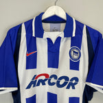 Shop 2002/04 HERTHA BERLIN MARCELINHO #10 HOME SHIRT (S) NIKE, classic football shirts, vintage football shirts & retro soccer jerseys at Cult Kits