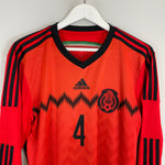 Shop 2014/15 MEXICO R.MARQUEZ #4 L/S AWAY SHIRT (L) ADIDAS, classic football shirts, vintage football shirts & retro soccer jerseys at Cult Kits