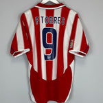 Shop 2003/04 ATLETICO MADRID F.TORRES #9 HOME SHIRT (M) NIKE, classic football shirts, vintage football shirts & retro soccer jerseys at Cult Kits
