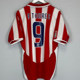Shop 2003/04 ATLETICO MADRID F.TORRES #9 HOME SHIRT (M) NIKE, classic football shirts, vintage football shirts & retro soccer jerseys at Cult Kits