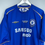 Shop 2005/06 CHELSEA LAMPARD #8 *CHAMPIONS* HOME SHIRT (XXXL) UMBRO, classic football shirts, vintage football shirts & retro soccer jerseys at Cult Kits