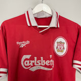 Shop 1996/98 LIVERPOOL HOME SHIRT (S) REEBOK, classic football shirts, vintage football shirts & retro soccer jerseys at Cult Kits