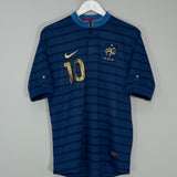 Shop 2012/13 FRANCE BENZEMA #9 HOME SHIRT (M) NIKE, classic football shirts, vintage football shirts & retro soccer jerseys at Cult Kits