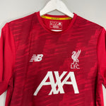 Shop 2019/20 LIVERPOOL TRAINING SHIRT (M) NEW BALANCE, classic football shirts, vintage football shirts & retro soccer jerseys at Cult Kits