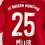 Shop 2019/20 BAYERN MUNICH MULLER #25 HOME SHIRT (L) ADIDAS, classic football shirts, vintage football shirts & retro soccer jerseys at Cult Kits