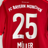 Shop 2019/20 BAYERN MUNICH MULLER #25 HOME SHIRT (L) ADIDAS, classic football shirts, vintage football shirts & retro soccer jerseys at Cult Kits