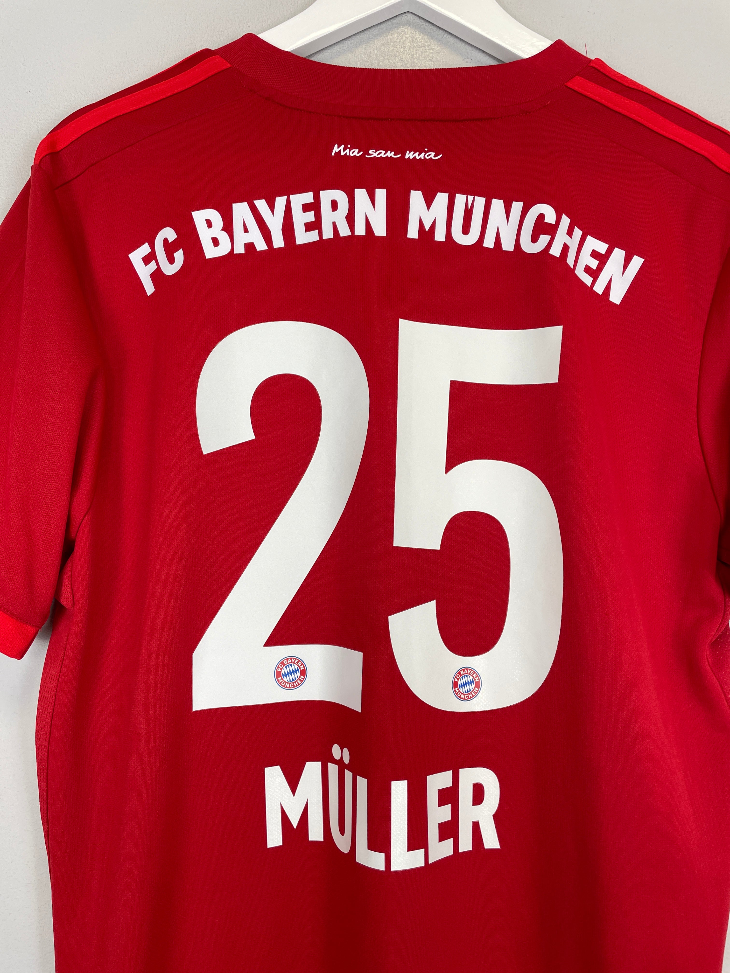 Shop 2019/20 BAYERN MUNICH MULLER #25 HOME SHIRT (L) ADIDAS, classic football shirts, vintage football shirts & retro soccer jerseys at Cult Kits