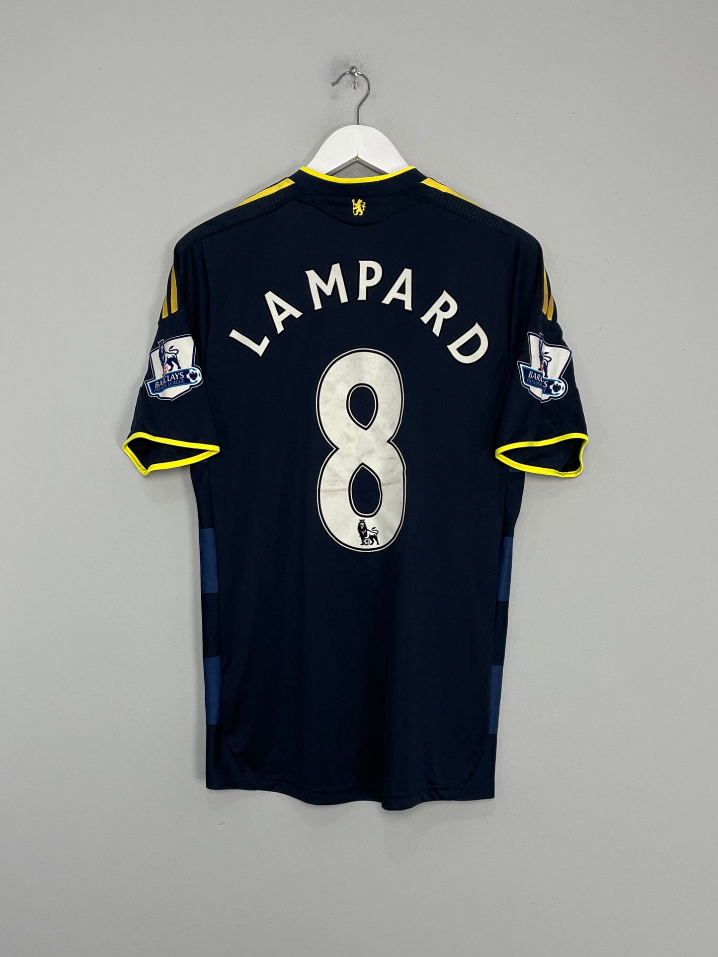2009/10 CHELSEA LAMPARD #8 *PLAYER ISSUE* AWAY SHIRT (M) ADIDAS