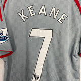 2008/09 LIVERPOOL KEANE #7 AWAY SHIRT (M) ADIDAS