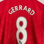 Shop 2010/12 LIVERPOOL GERRARD #8 HOME SHIRT (M) ADIDAS, classic football shirts, vintage football shirts & retro soccer jerseys at Cult Kits