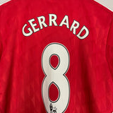 Shop 2010/12 LIVERPOOL GERRARD #8 HOME SHIRT (M) ADIDAS, classic football shirts, vintage football shirts & retro soccer jerseys at Cult Kits