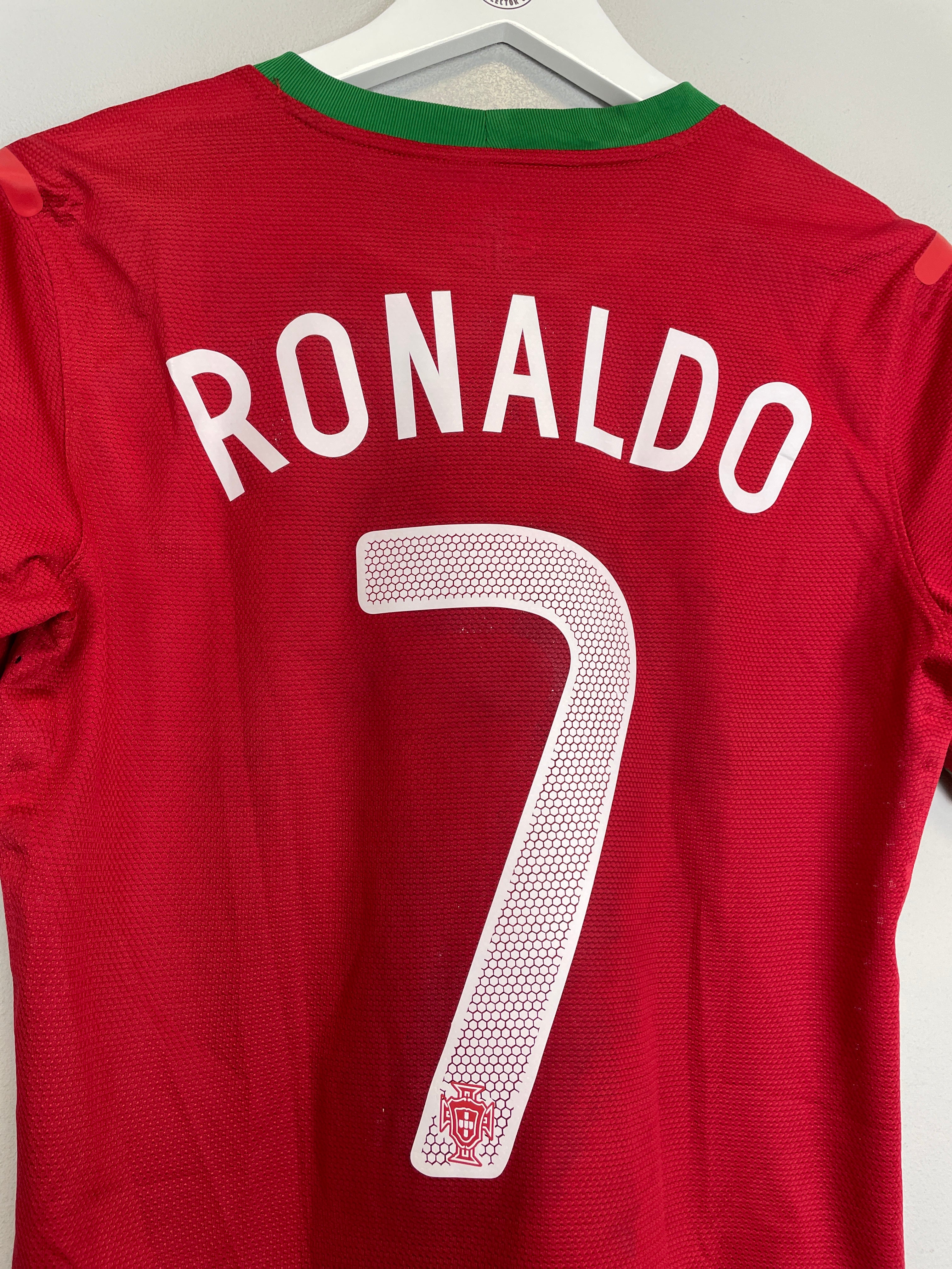 Shop 2012/13 PORTUGAL RONALDO #7 *PLAYER ISSUE vs ISRAEL* HOME SHIRT (M) NIKE, classic football shirts, vintage football shirts & retro soccer jerseys at Cult Kits