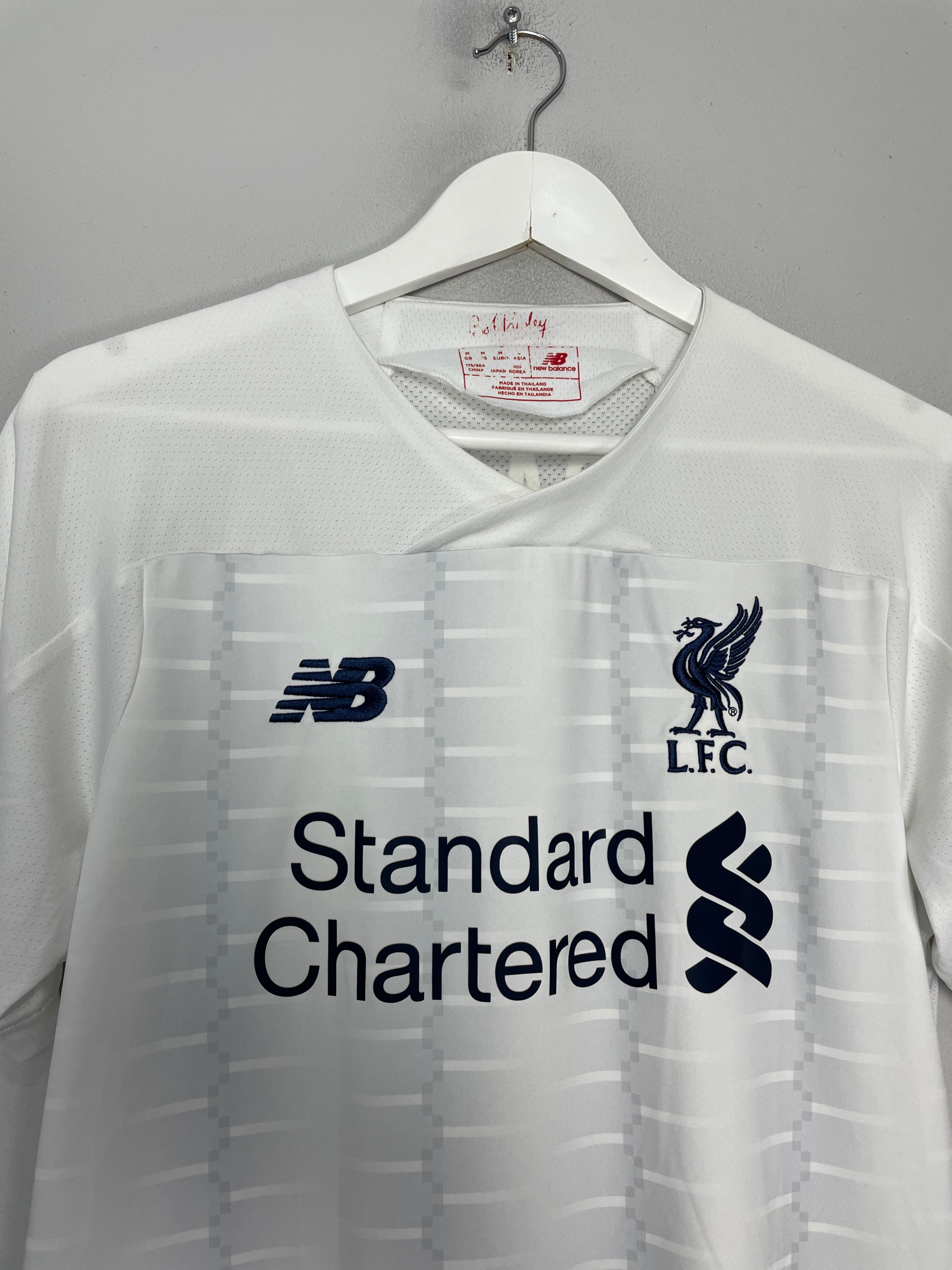 Shop 2019/20 LIVERPOOL M.SALAH #11 AWAY SHIRT (M) NEW BALANCE, classic football shirts, vintage football shirts & retro soccer jerseys at Cult Kits