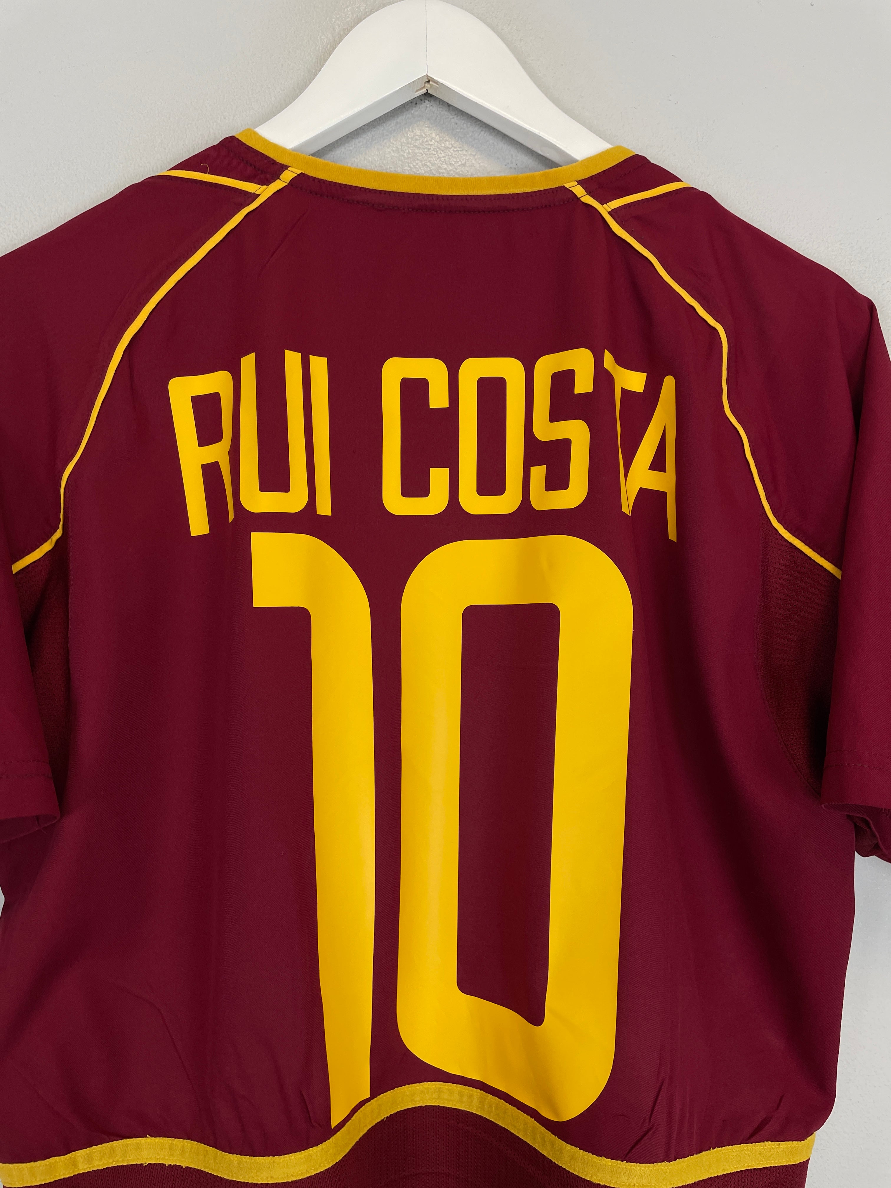 Shop 2002/04 PORTUGAL RUI COSTA #10 HOME SHIRT (S) NIKE, classic football shirts, vintage football shirts & retro soccer jerseys at Cult Kits