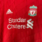Shop 2010/12 LIVERPOOL GERRARD #8 HOME SHIRT (M) ADIDAS, classic football shirts, vintage football shirts & retro soccer jerseys at Cult Kits