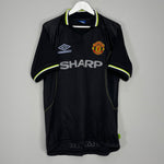 Shop 1998/99 MANCHESTER UNITED THIRD SHIRT (L) UMBRO, classic football shirts, vintage football shirts & retro soccer jerseys at Cult Kits