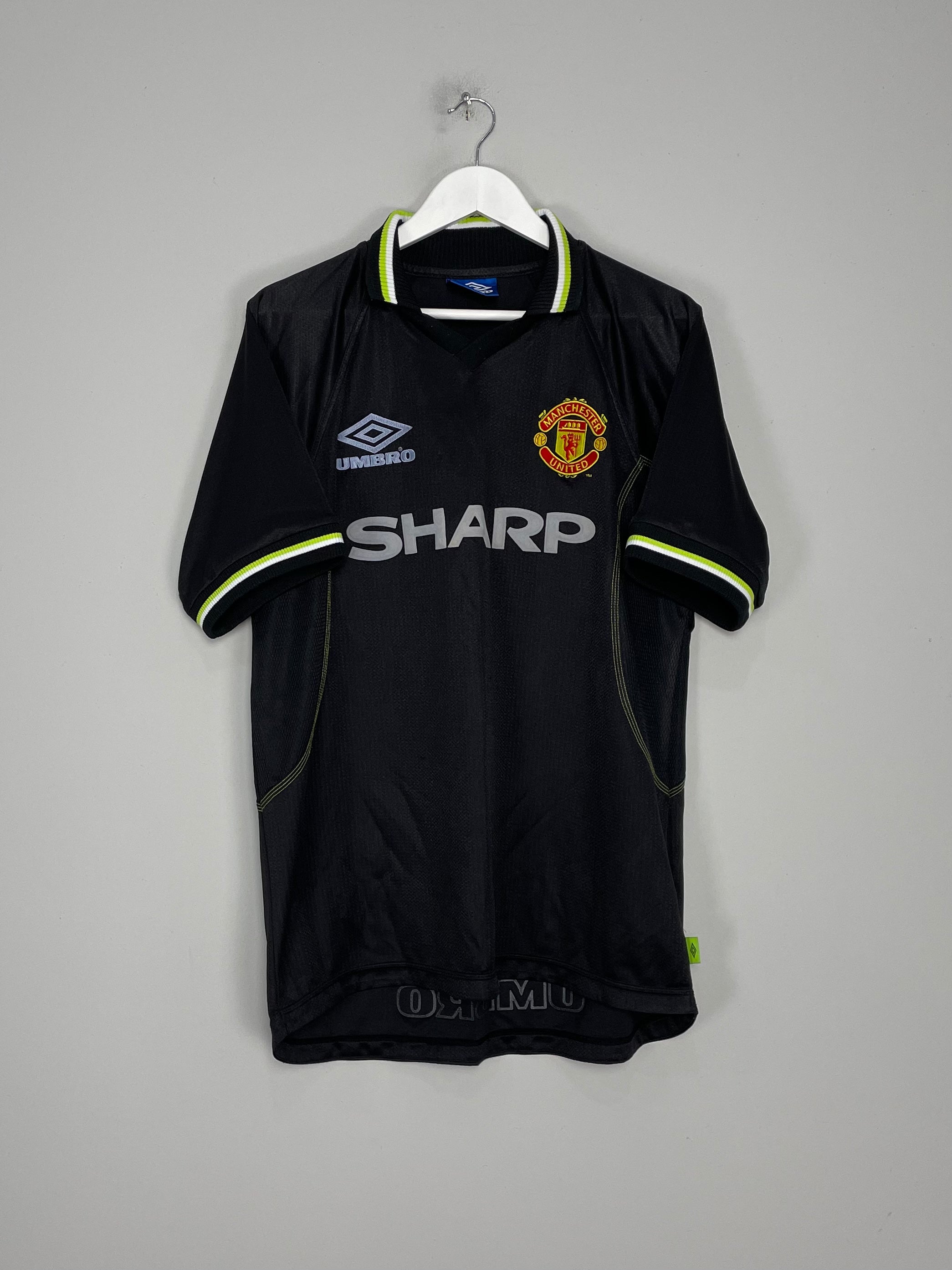 Shop 1998/99 MANCHESTER UNITED THIRD SHIRT (L) UMBRO, classic football shirts, vintage football shirts & retro soccer jerseys at Cult Kits