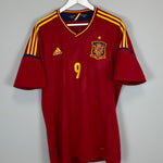 Shop 2011/12 SPAIN TORRES #9 HOME SHIRT (XL) ADIDAS, classic football shirts, vintage football shirts & retro soccer jerseys at Cult Kits