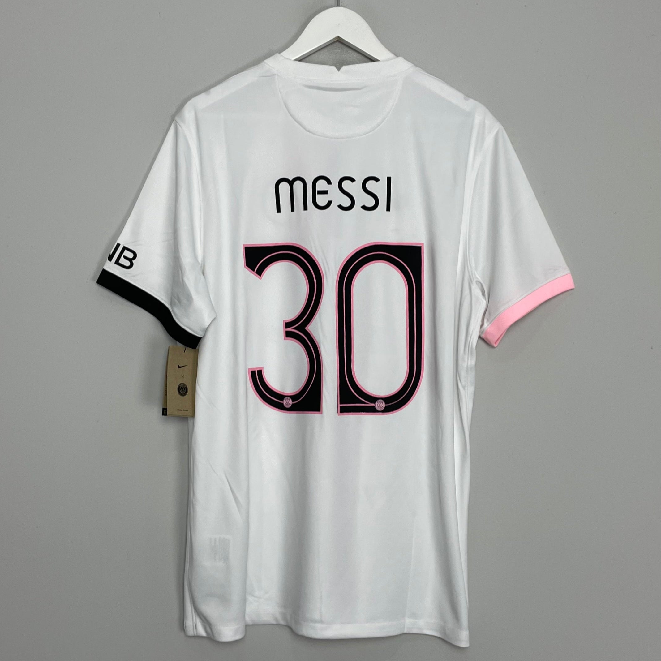 Shop 2021/22 PSG MESSI #30 *BNWT* AWAY SHIRT (XL) NIKE, classic football shirts, vintage football shirts & retro soccer jerseys at Cult Kits