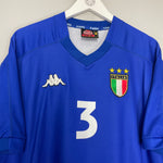 Shop 1998/99 ITALY MALDINI #3 HOME SHIRT (XXL) KAPPA, classic football shirts, vintage football shirts & retro soccer jerseys at Cult Kits
