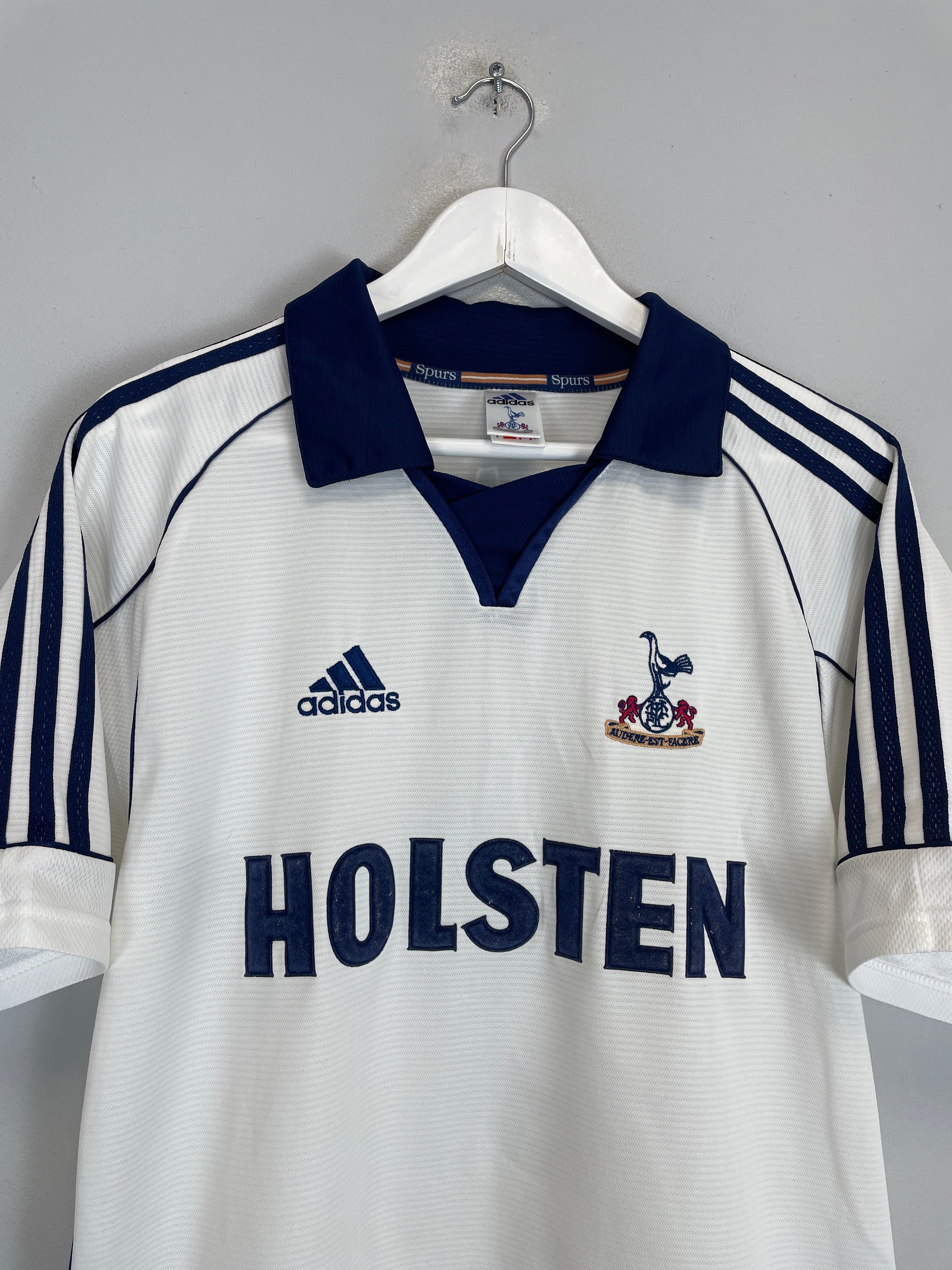 Shop 1999/01 TOTTENHAM FERDINAND #9 HOME SHIRT (S) ADIDAS, classic football shirts, vintage football shirts & retro soccer jerseys at Cult Kits