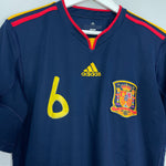 Shop 2010/11 SPAIN INIESTA #6 AWAY SHIRT (M) ADIDAS, classic football shirts, vintage football shirts & retro soccer jerseys at Cult Kits