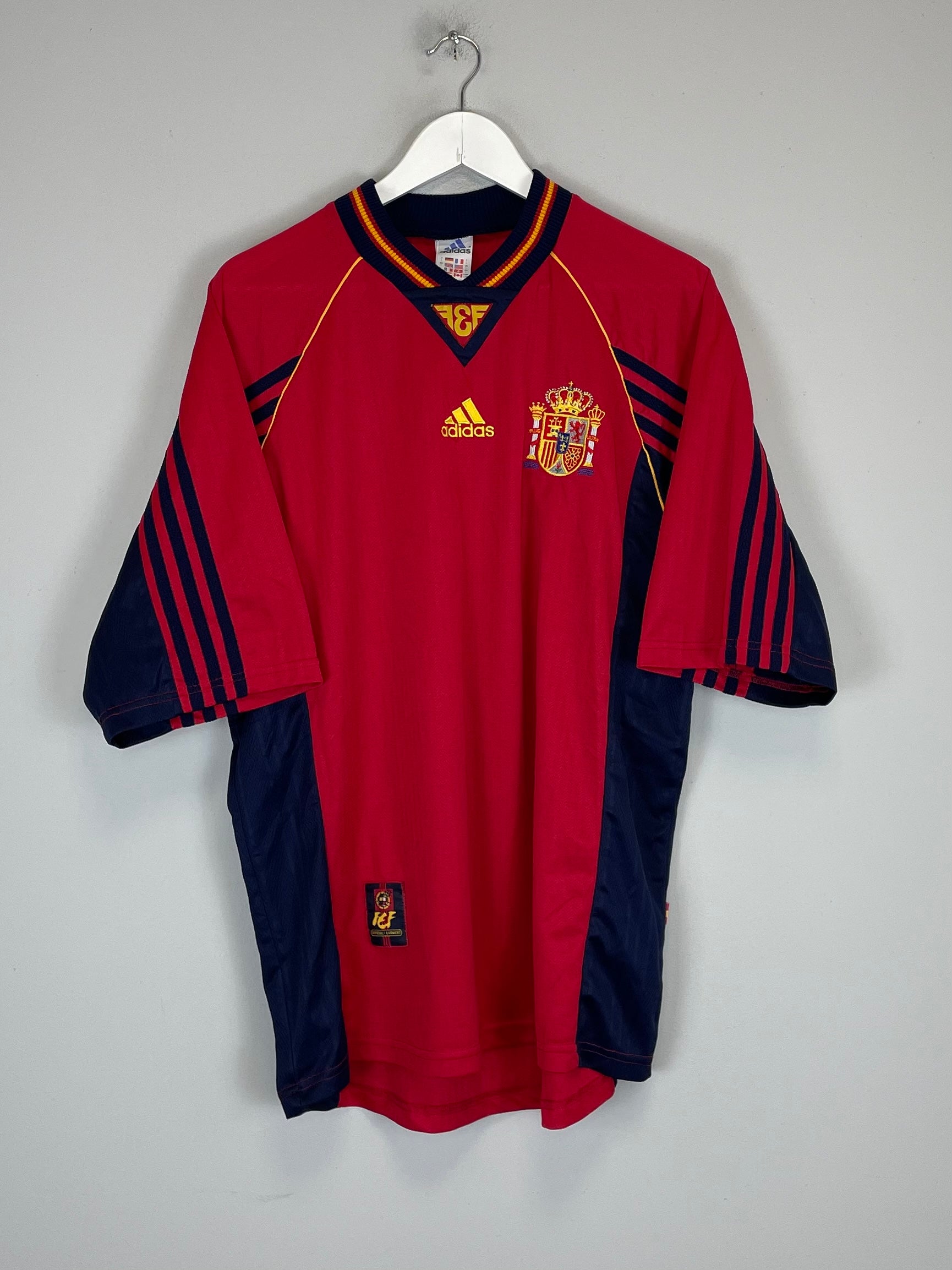 1998/00 SPAIN HOME SHIRT (XL) ADIDAS