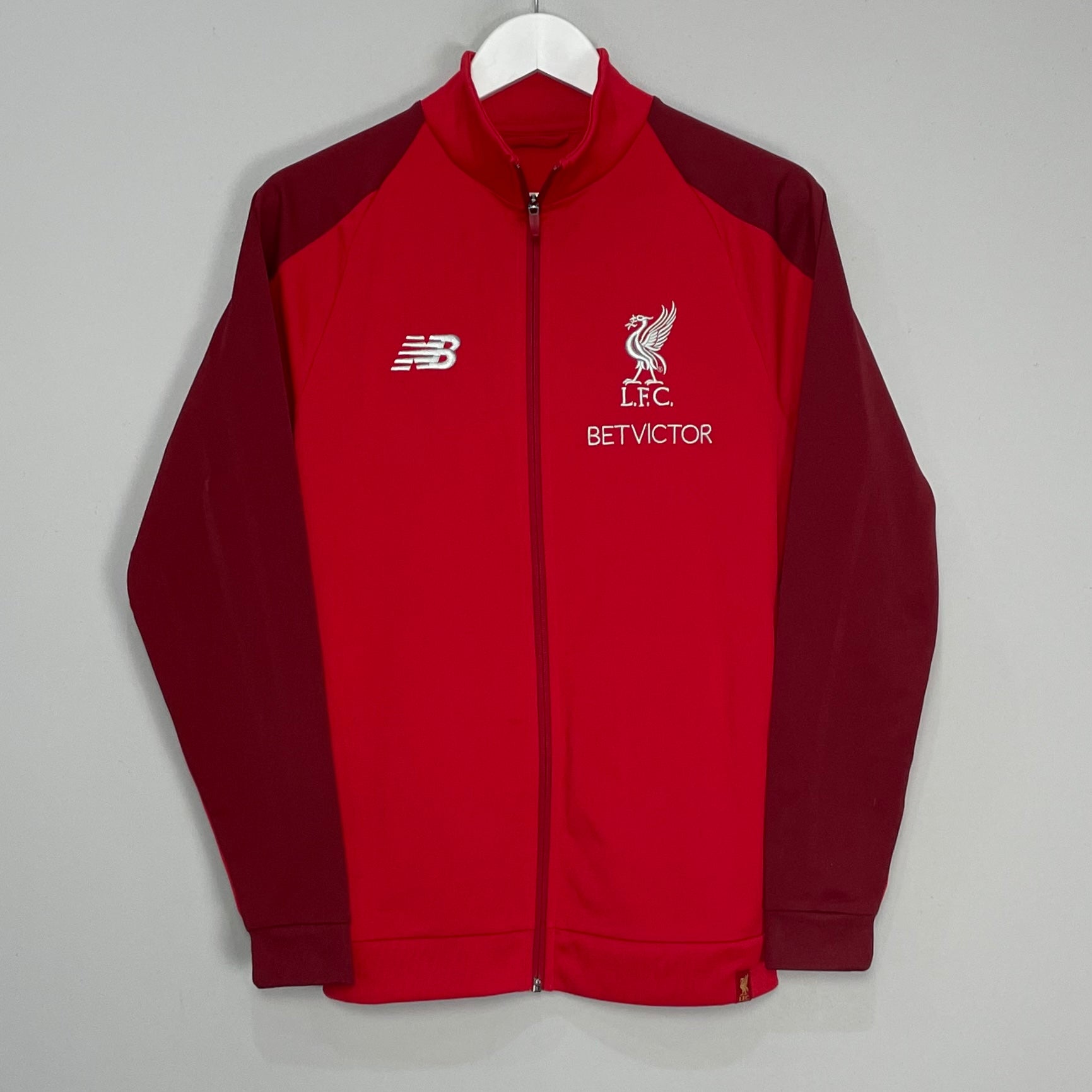 Shop 2018/20 LIVERPOOL TRACK JACKET (S) NEW BALANCE, classic football shirts, vintage football shirts & retro soccer jerseys at Cult Kits